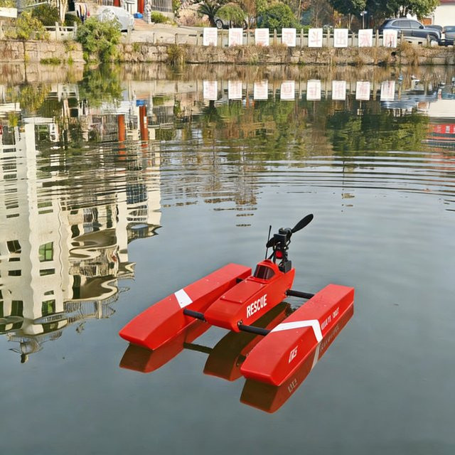 AT 99 MODEL Windgetriebenes Rettungs-Fernsteuerboot, RC-Schiffmodell, 70cm - Bild 1