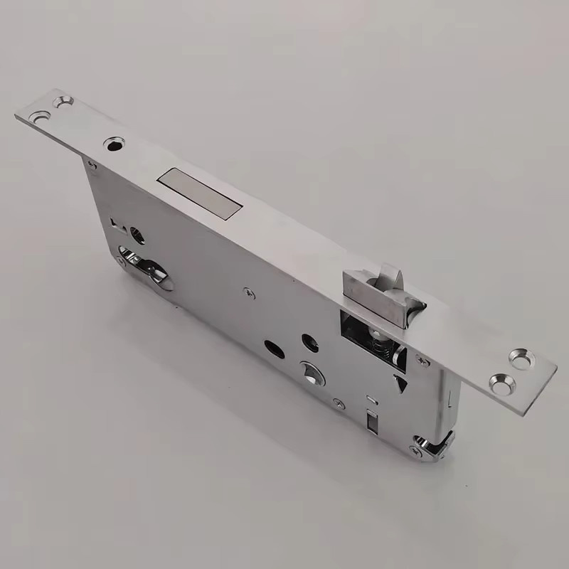 Türschlossgehäuse aus Edelstahl 304 in Silber für intelligente Fingerabdruck-Griffschlösser, Sondergröße, B/H: 85 x 40 mm - Bild 2