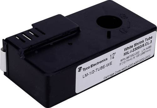 TE Connectivity 897252-000 Cable Ident - Flattened Continuous, Schwarz - Bild 1