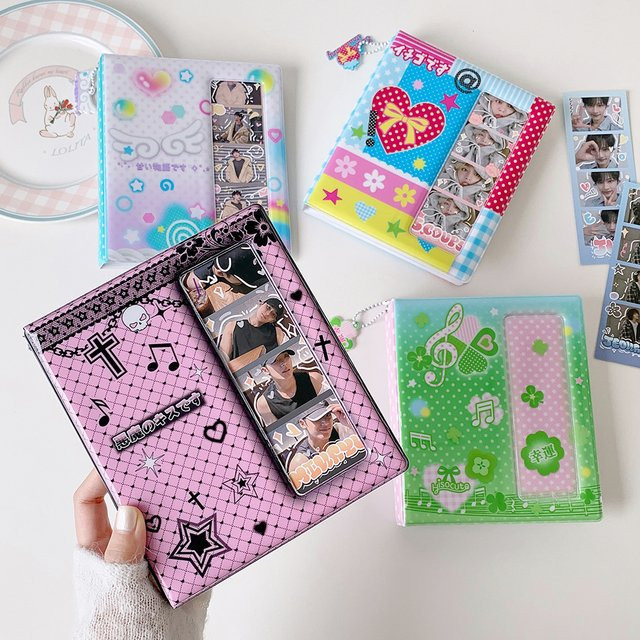 Kawaii Music Wings Fotoalbum 4-fach Organizer für 6-Zoll Fotos und Postkarten in Multicolour - Bild 1