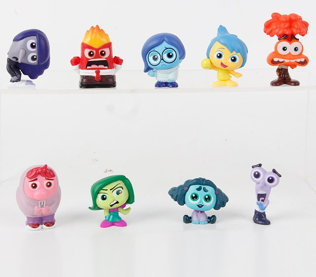 Bandai Disney Inside Out 2 Actionfiguren, 9-teiliges Set - Bild 1