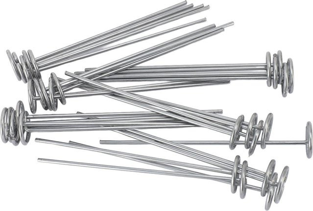 GoolRC 30er Set G-Form Landschaftsstecker aus verzinktem Stahl in Silber, Höhe: 15,2 cm - Bild 1