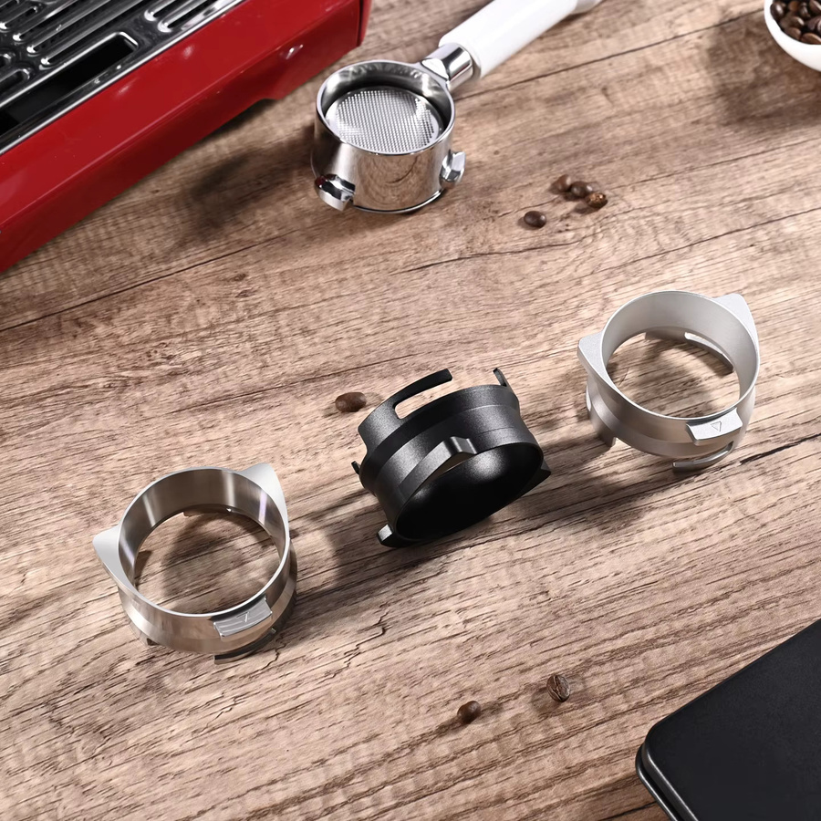Dosierring für Kaffeemaschinen der Breville 8-Serie, 54 mm Kaffeepulver-Empfangsring aus Aluminiumlegierung in Silber - Bild 1