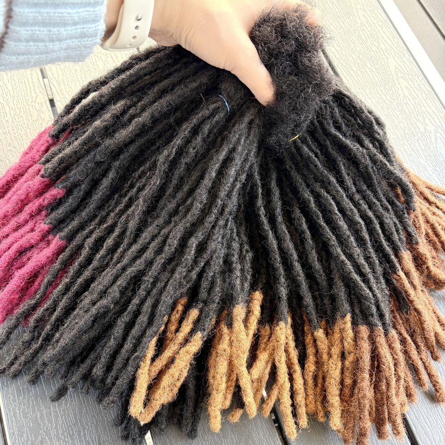 Inter Link Dreadlock-Verlängerungen, 10 Zoll, Echthaar, Unisex - Bild 3
