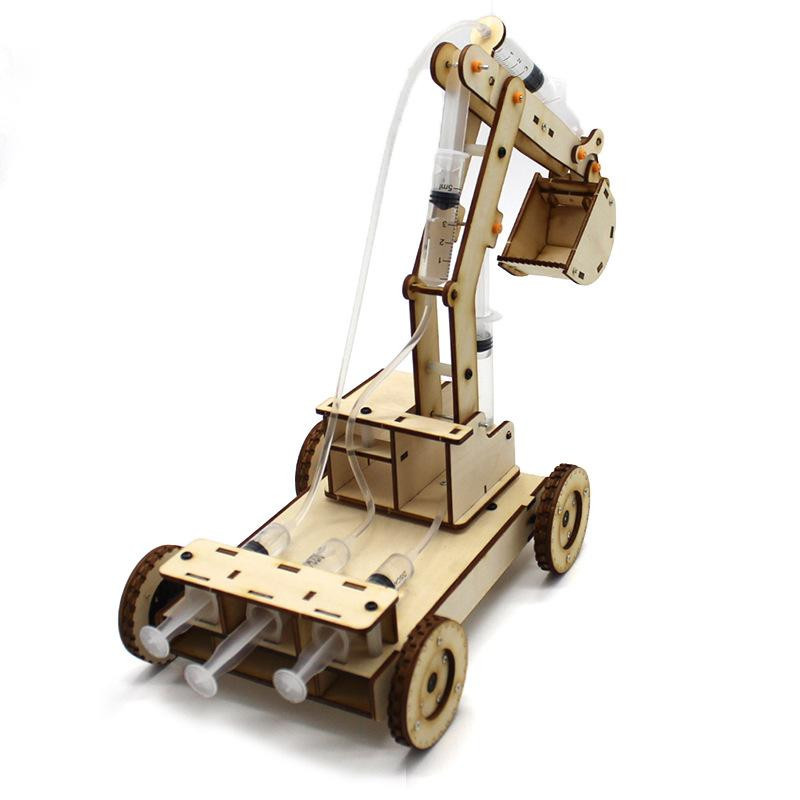 Fashnics Hydraulikbagger Holz Wissenschaftliches Experimentierkasten - Bild 2