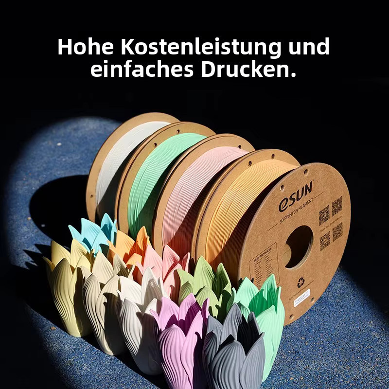 ESUN Mattes PETG 3D-Druckfilament 1,75mm Grau - Bild 2