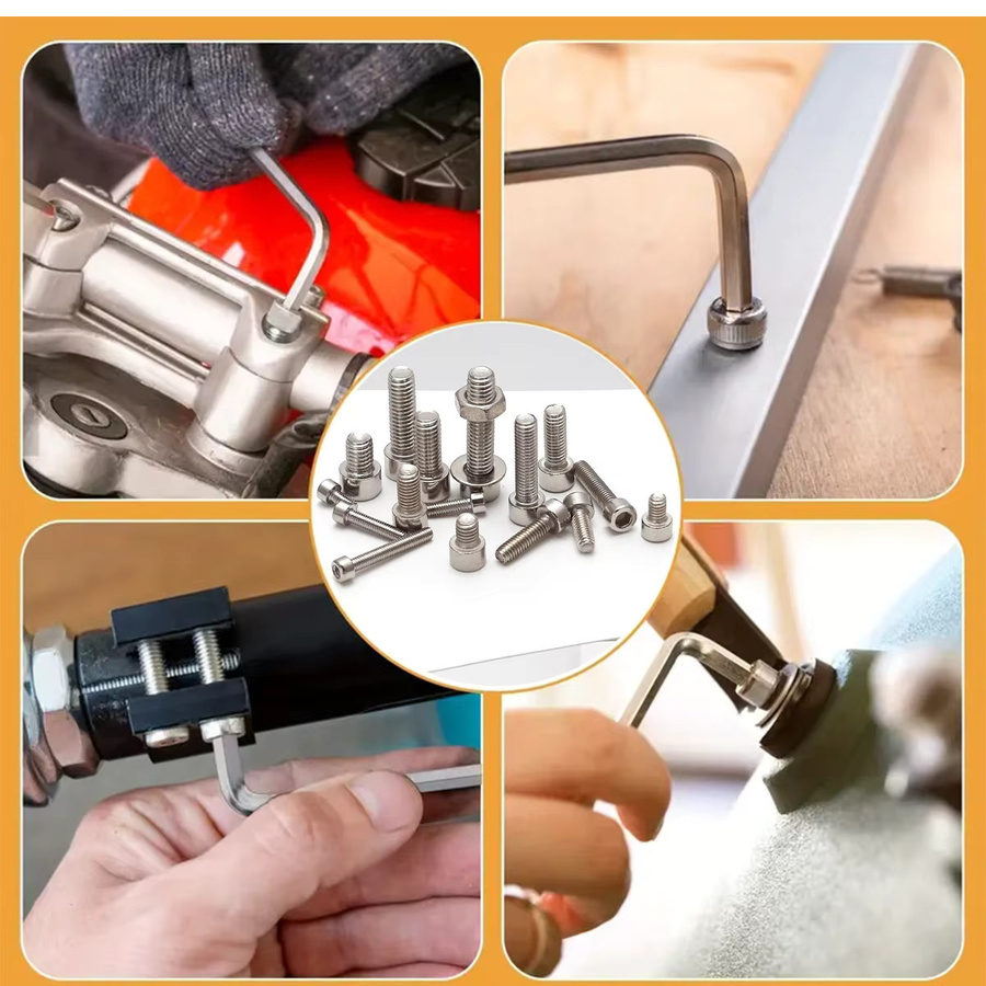 MIVM Edelstahl Schrauben und Muttern Set mit 620 Stück Innensechskantschrauben Sortiment für DIY-Projekte - Bild 4