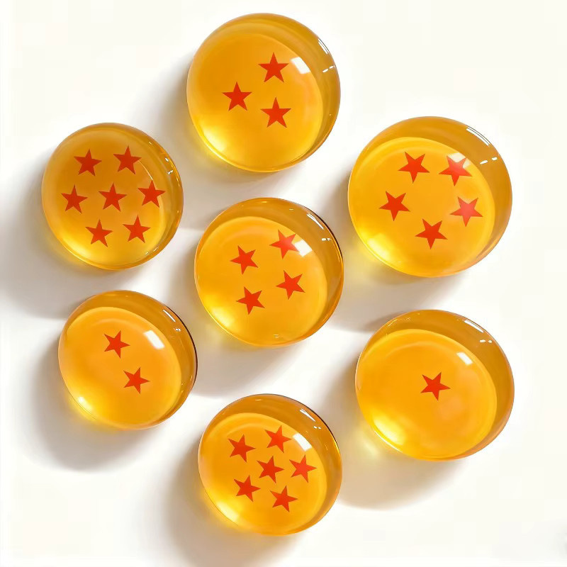 Bandai Dragon Ball Kühlschrankmagnete Runde Anime Cartoon Magnete in Weiß für Büro und Küche - Bild 2