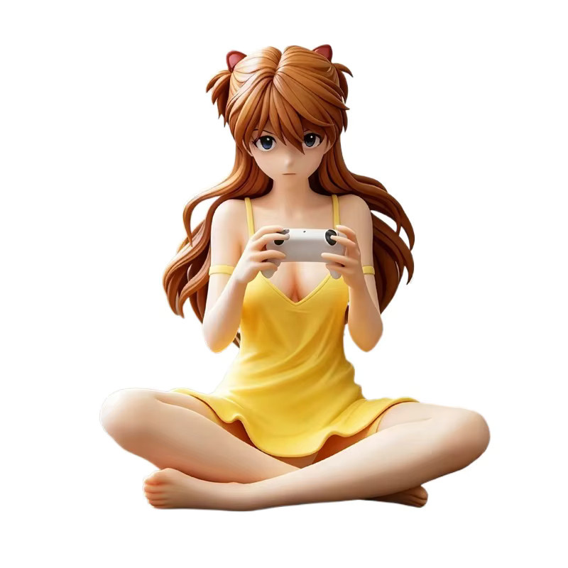 Bandai Asuka Sitzende Pose Anime-Figur, Einzelfigur, 11,5cm - Bild 5