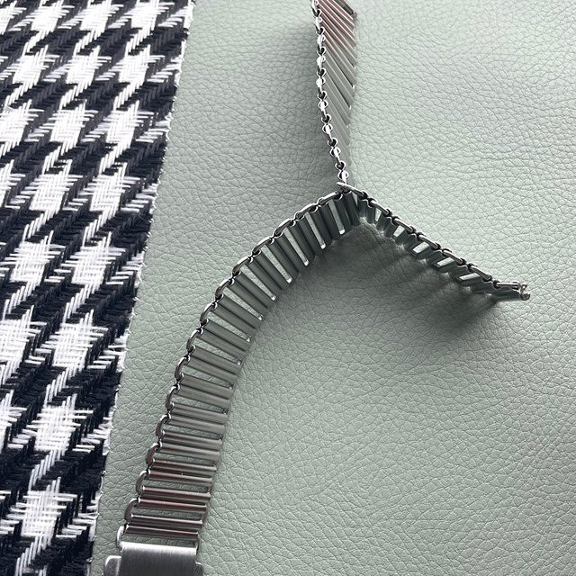 Pierre Bonklip Uhrenarmband Edelstahl, Vintage, Silber, 20 mm, Unisex - Bild 1