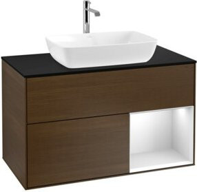 V&B Waschtischunterschrank Finion 100 in Weiß lackiert, B/T/H: 100 x 50,1 x 50,1 cm - Bild 1