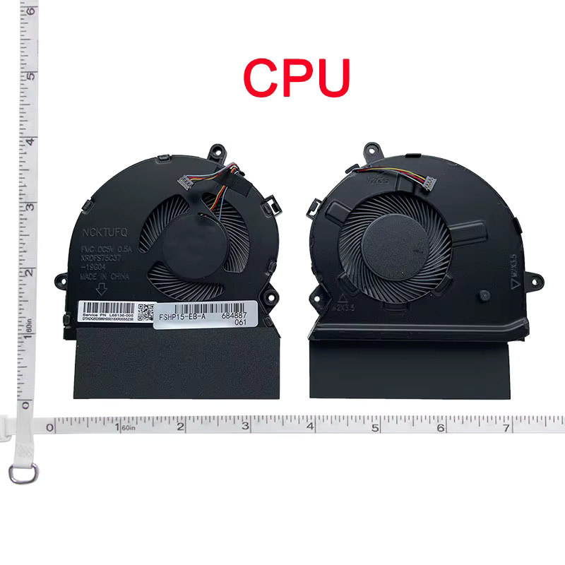 HP Spectre x360 15-eb CPU und GPU Lüfter in Schwarz für TPN-Q226 M00226-001 M00227-001 ND75C37-19G04-19G05 - Bild 2