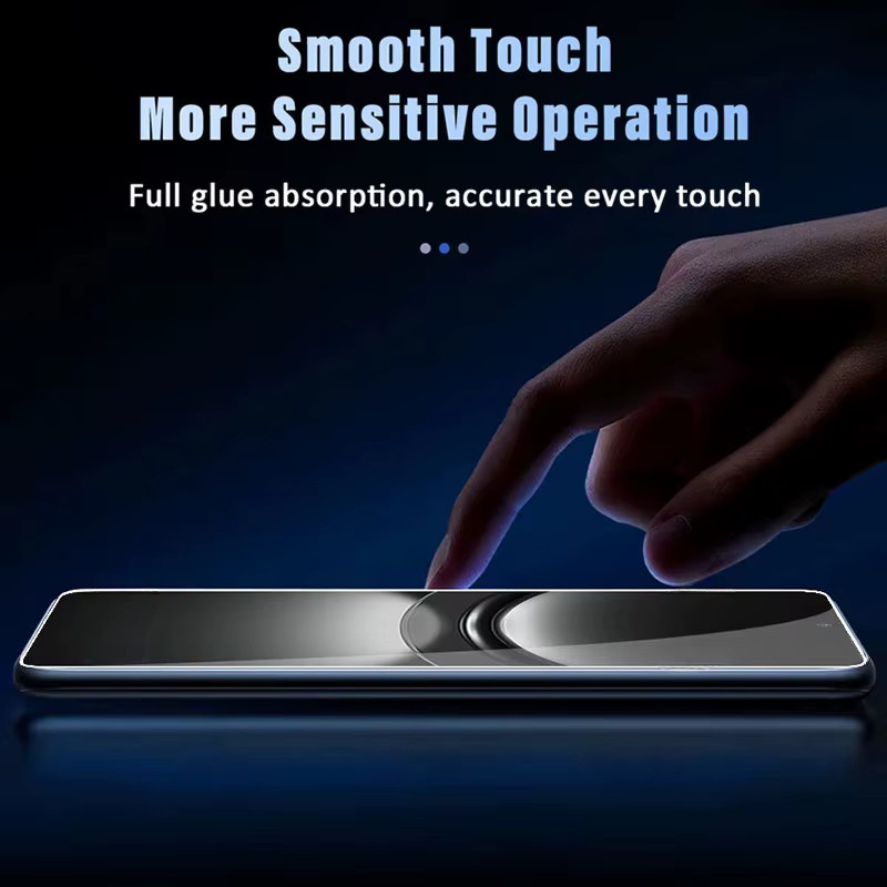 Set aus Displayschutzfolien aus gehärtetem Glas für Vivo iQOO Z9 Turbo Plus, transparent - Bild 2