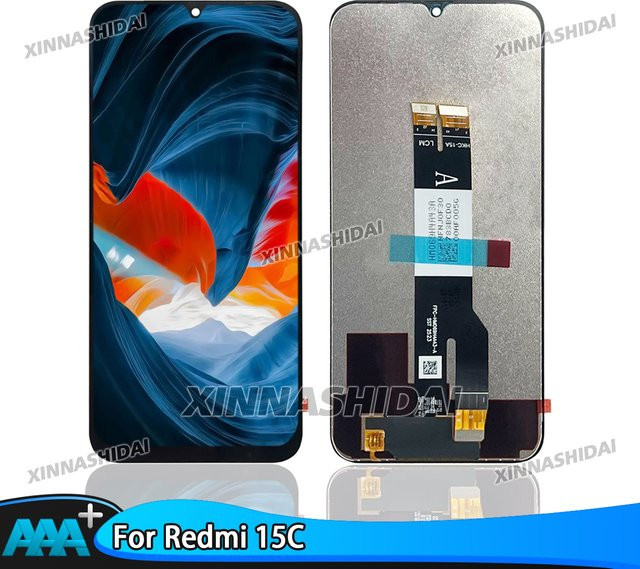 Xiaomi Redmi 15C LCD-Display Touchscreen Baugruppe ohne Rahmen in Schwarz - Bild 1