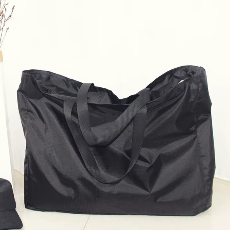 Robuste Clyine Einkaufstasche mit Reißverschluss in Blau oder Schwarz, waschbare und wiederverwendbare Stofftasche mit großer Kapazität - Bild 3