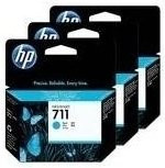 HP 711 Original Tintenpatrone 3er-Pack Cyan CZ134A für DesignJet T120 und T520 ePrinter - Bild 2