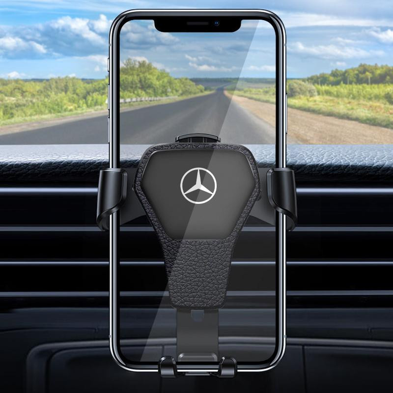 Auto Goods 1 Handyhalterung für Mercedes-Benz W204 W212 W176 GLC CLA GLA E C G M R S Klasse AMG in Schwarz - Bild 2
