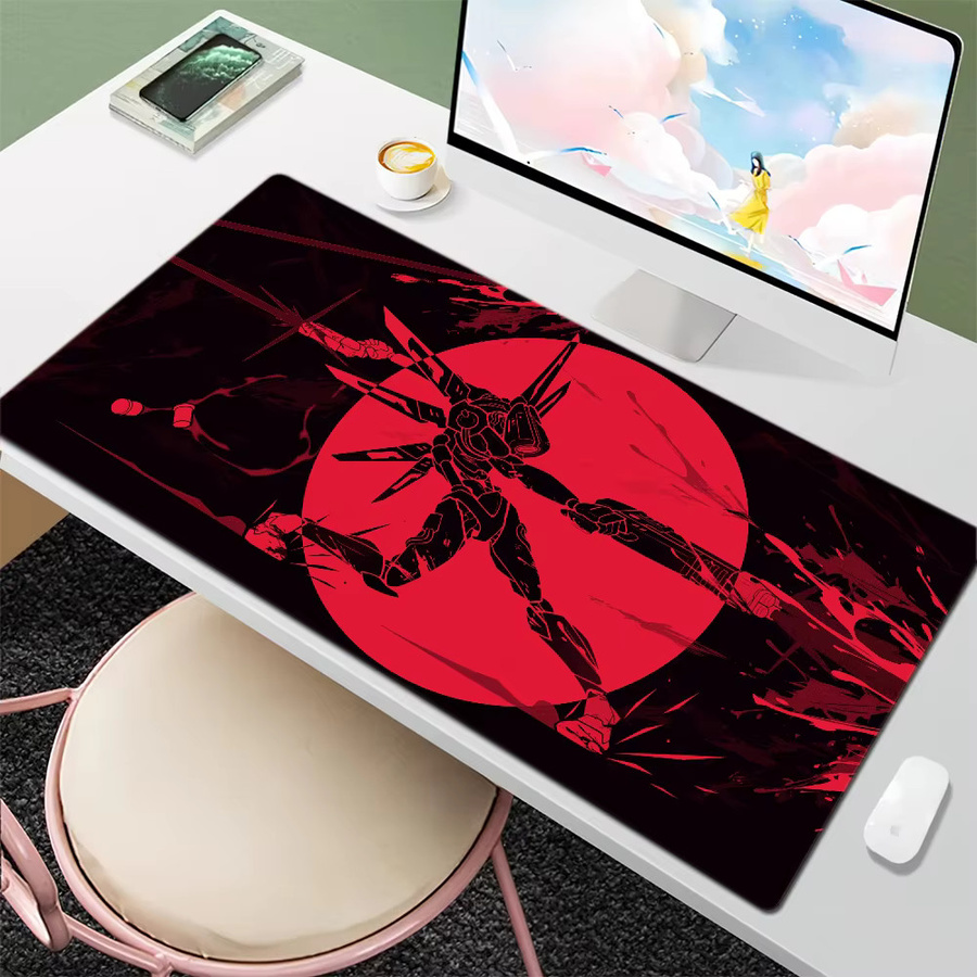 Bilibili Retro Anime U-ULTRAKILL Mauspad Große rutschfeste Schreibtischunterlage mit Anti-Fray-Kanten für PC und Home Office - Bild 4