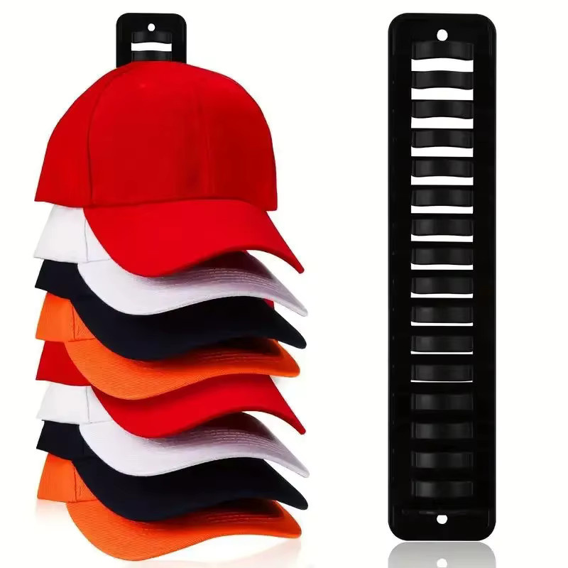 Wandmontierter Kappenständer und Huthalter von VIE LENTE in Schwarz - Bild 6