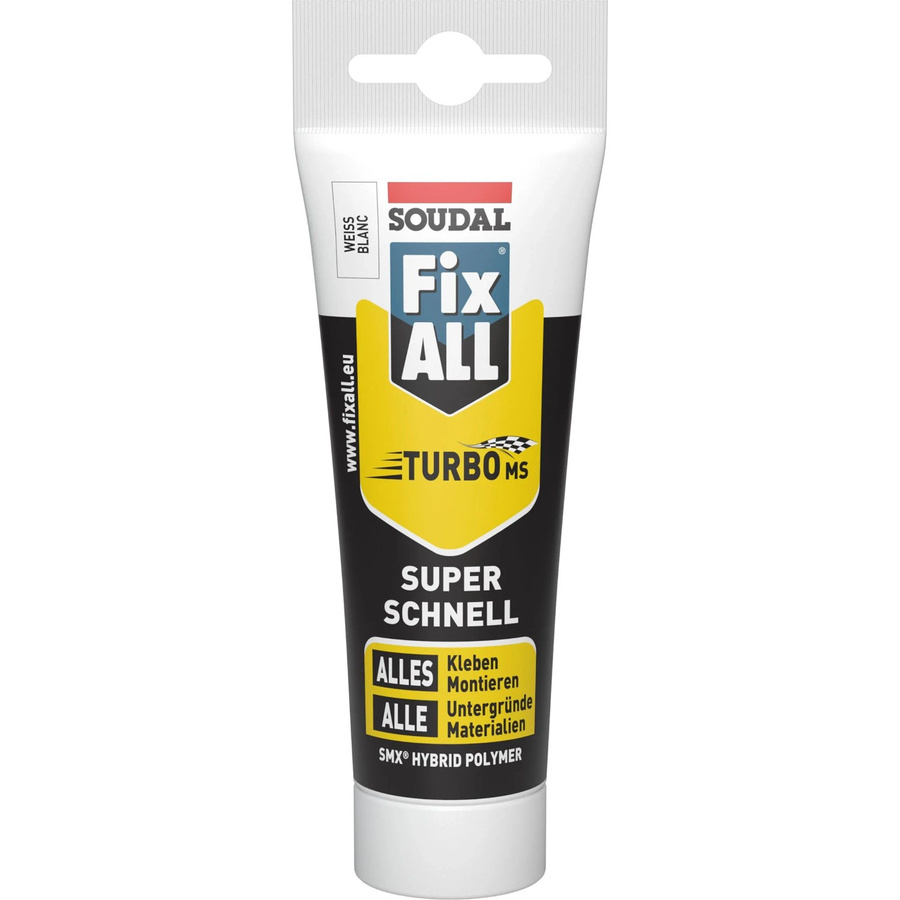 Soudal Fix All Turbo Kraftkleber MS-Polymer Weiß 195 g - Bild 2