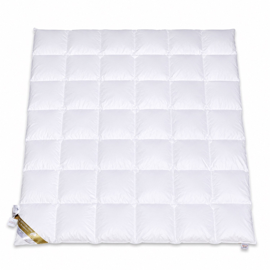 Frankenstolz Winterdaunendecke mit 8cm Hochsteg, B/B: 240 x 220 cm, Weiß - Bild 1