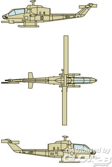 Trumpeter AH-1W SuperCobra, Fahrzeuge, 12-teiliges Set - Bild 1