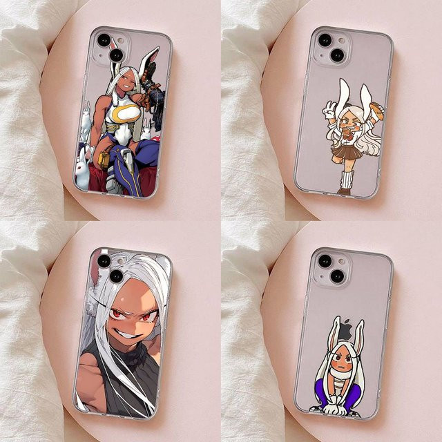 R-Rumi U-Usagiyama Mirko Handyhülle für Apple iPhone, transparente Schutzhülle - Bild 1