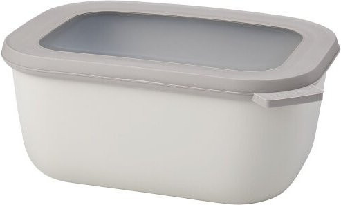 Mepal Multischüssel Cirqula rechteckig in Nordic White mit 1500 ml Volumen - Bild 1