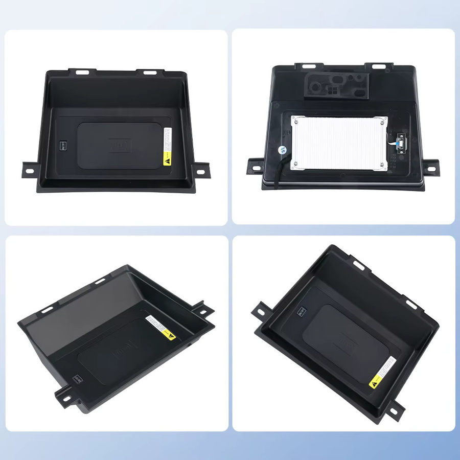 MOCENDO Wireless Auto-Ladegerät für Peugeot 3008 4008 5008 (2016–2021), Handy-Schnellladehalter in Schwarz - Bild 5