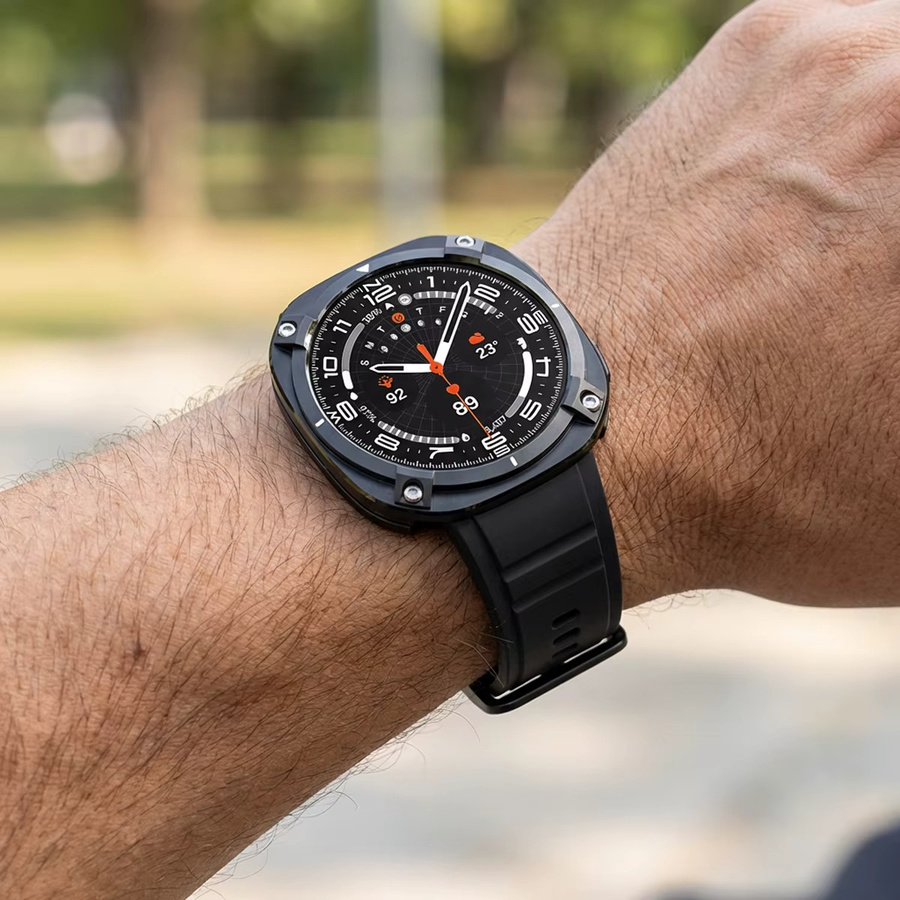 CAOWTAN Uhrengehäuse PC+Zinklegierung, Samsung Galaxy Watch 8 44mm, Schutzrahmen - Bild 2