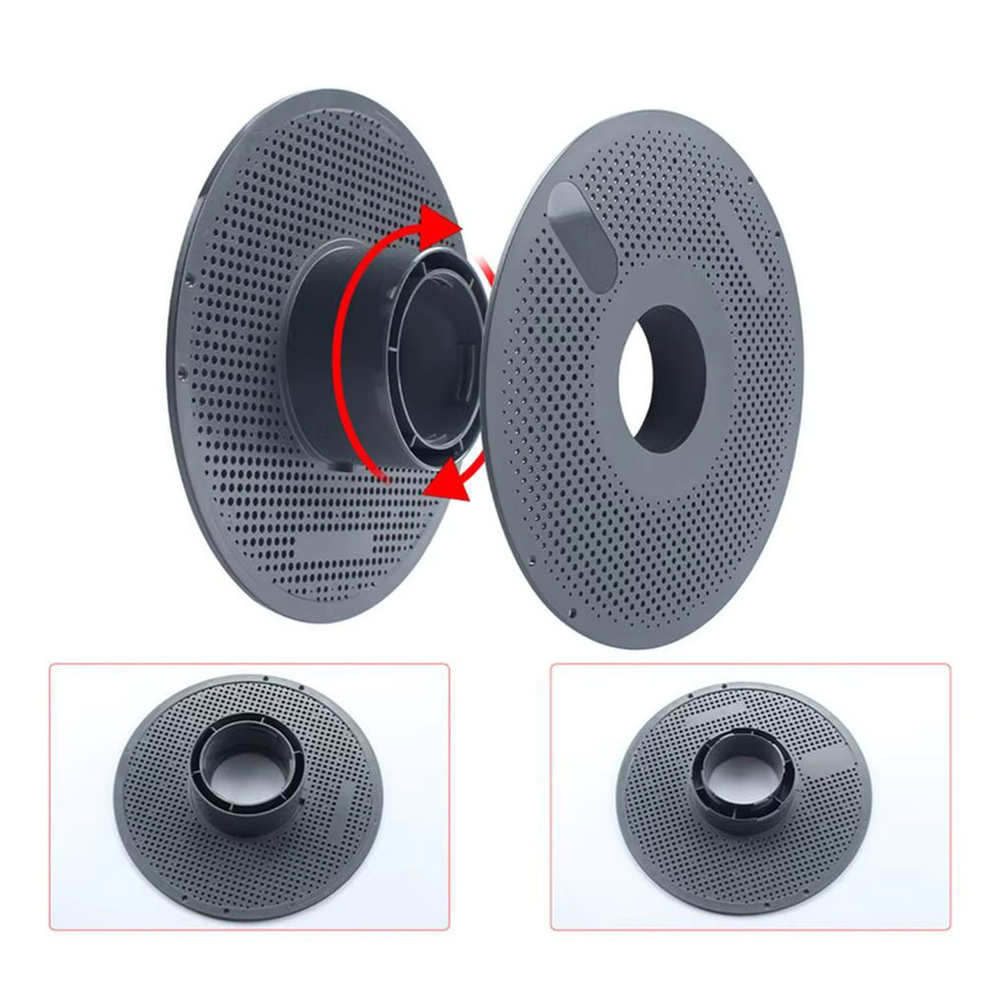 Hochtemperaturbeständige leere 3D-Drucker Filament-Spule zum einfachen Nachfüllen in Weiß - Bild 4