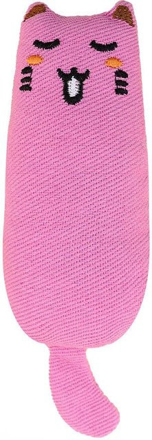 XYNN Plüsch-Daumenkissen, Haustierspielzeug mit Raschelgeräusch, rosa - Bild 1
