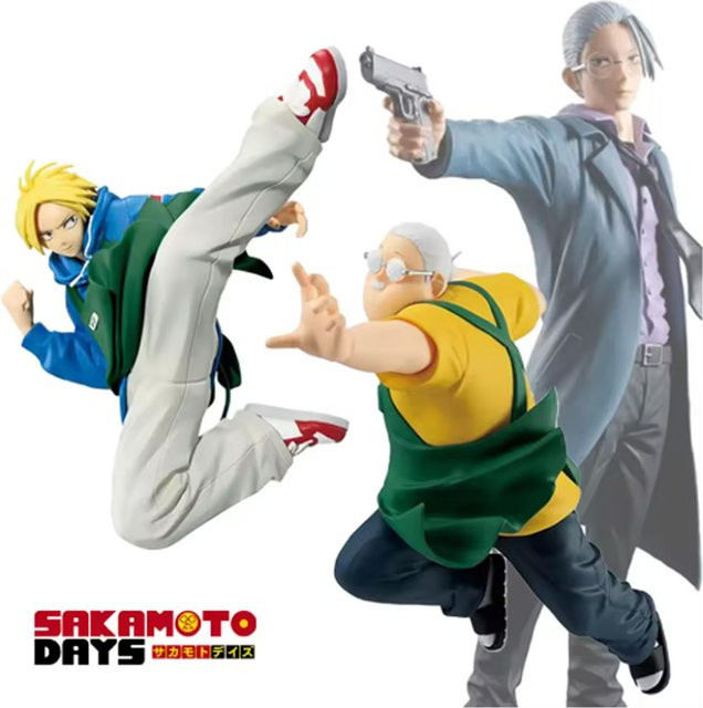 Bandai SAKAMOTO DAYS Taro Sakamoto Shin Asakura Actionfiguren, Einzelfigur, Kunststoff, Bunt / Mehrfarbig - Bild 1