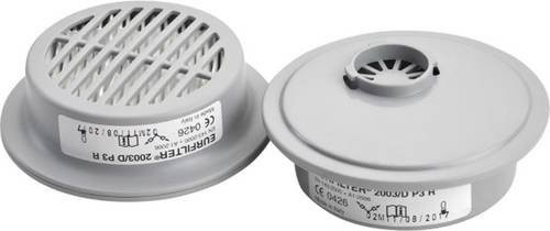 Kwb 373320 Feinstaubmaske ohne Ventil, 2er-Pack, Grau - Bild 1