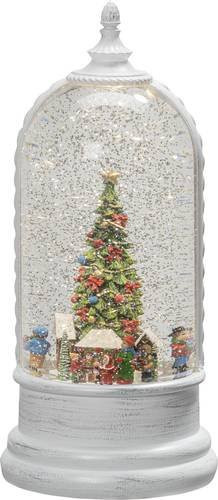 Konstsmide LED Wasserlaterne Weihnachtsmarkt Nostalgie Weiß B/T/H: 12,5 x 12,5 x 27,2 cm - Bild 1