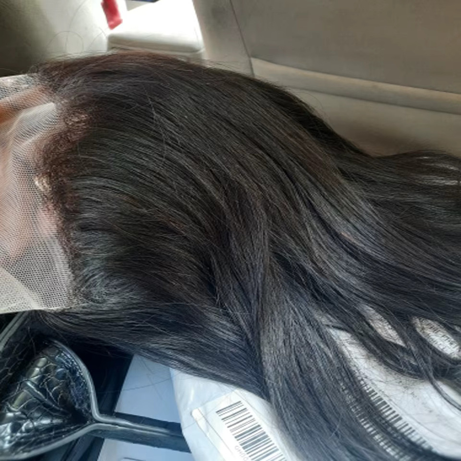 Papyon Brasilianisches menschliches Haar, Spitze frontal, gerade - Bild 2