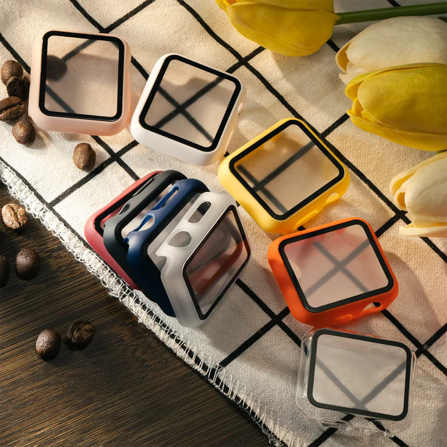 Geekthink Uhrenschutz für Apple Watch, Hülle und Glasdisplayschutz, Unisex - Bild 6