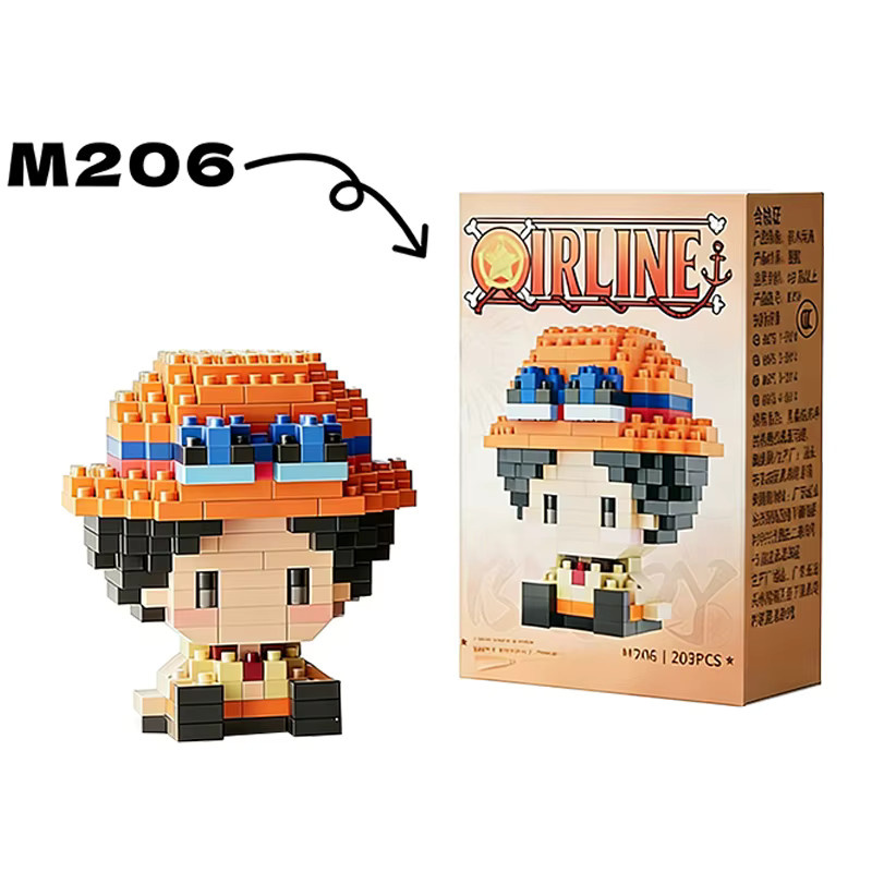 Bandai One Piece Anime-Baustein-Set Chopper Buggy, Mikro-Bausteine, Mini-Figuren Spielzeug - Bild 3