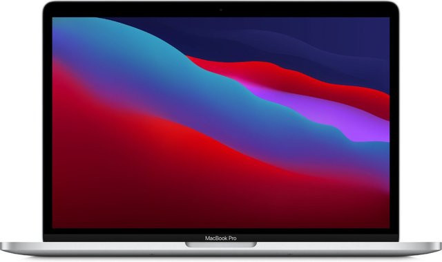 Apple MacBook Pro 13 Zoll mit M1 Chip, 8 GB RAM, 512 GB SSD, Silber - Bild 1