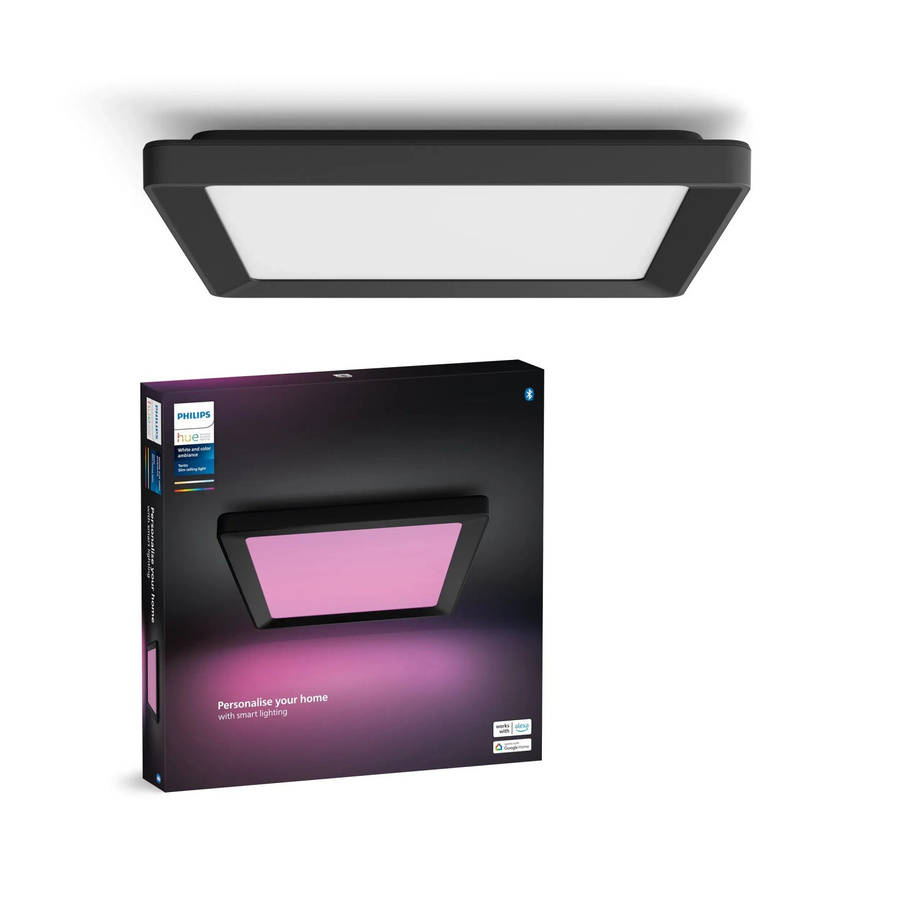 Philips Hue LED-Panel Tento White & Color Ambiance S Schwarz B/T: 29,5 x 29,5 cm - Bild 2