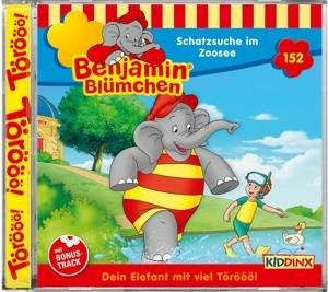 Benjamin Blümchen - Folge 152: Schatzsuche im Zoosee, Audio-CD - Bild 1