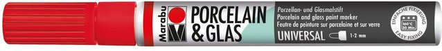 Marabu Porcelain & Glass Painter Tinte in Rot Kirsche - Bild 1
