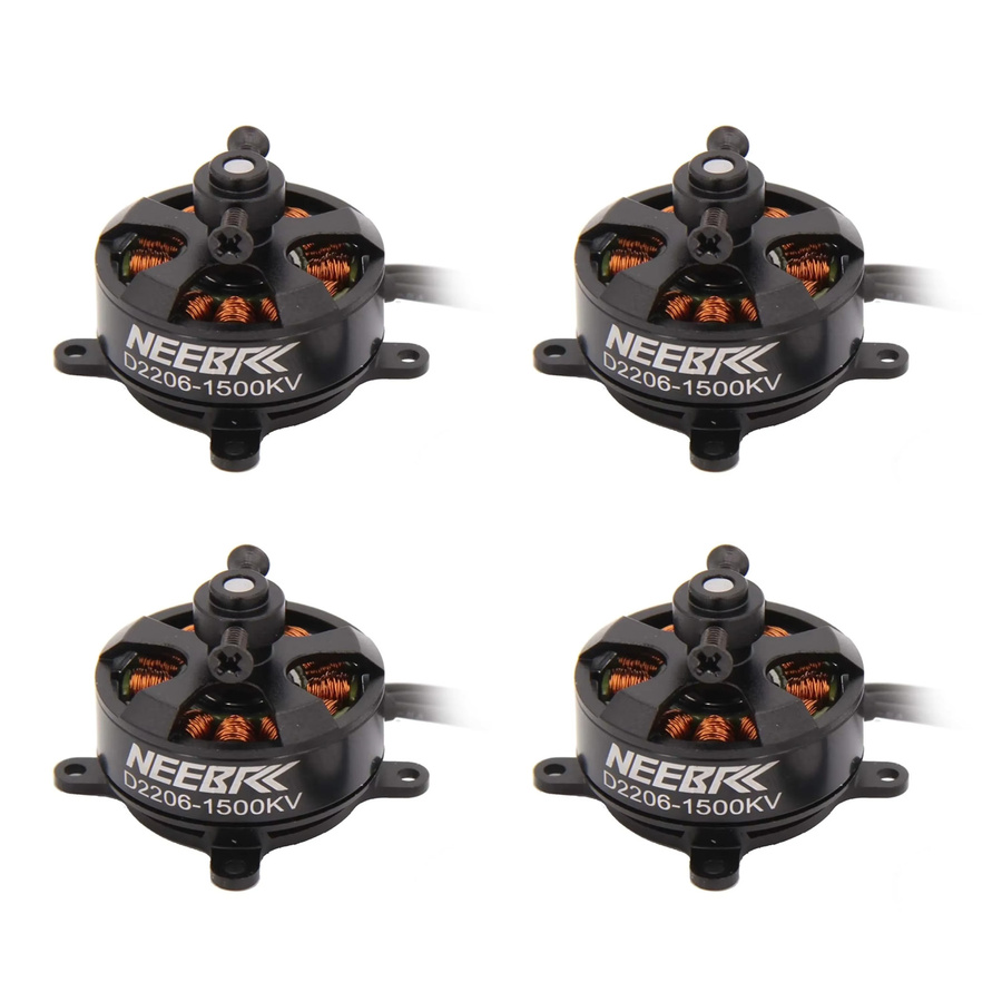 NEEBRC 2206 1500 KV RC FPV Outrunner Bürstenloser Motor, Schwarz, Metall - Bild 3
