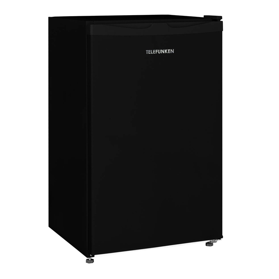 Telefunken CF-31-121-B Vollraumkühlschrank in Schwarz mit 90 l Nutzinhalt, freistehend mit Temperaturregelung und LED-Innenbeleuchtung - Bild 2