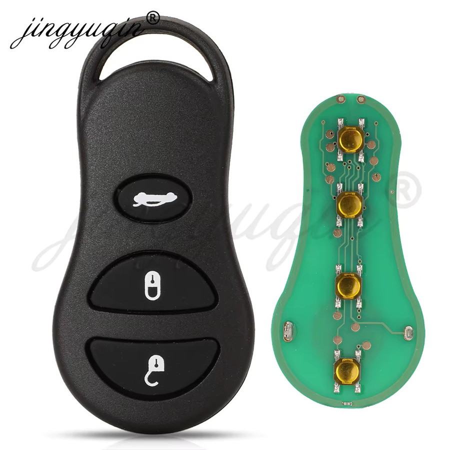 Jingyuqin Auto Fernbedienung mit 315MHz ID64 Schlüssel für Dodge Jeep Chrysler Concorde 300M 2001-2004 in Schwarz - Bild 4
