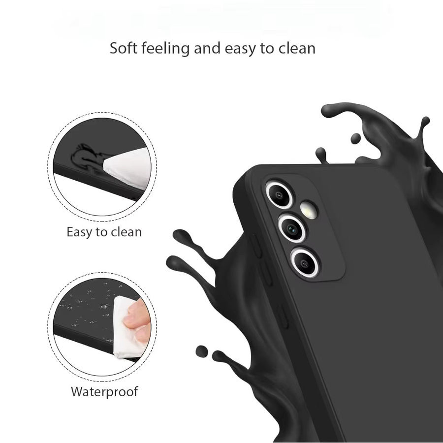 Silikon Handyhülle für Samsung Galaxy S26 S25 S24 S23 FE Plus Ultra A57 A37 A56 A55 A54 A35 A16 in Schwarz und Blau - Bild 1