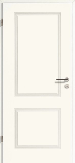 GetaDoor Zimmertür Brillant Classic 4002 Weiß, Linksbündig, B/H: 86,0 x 198,5 cm - Bild 1