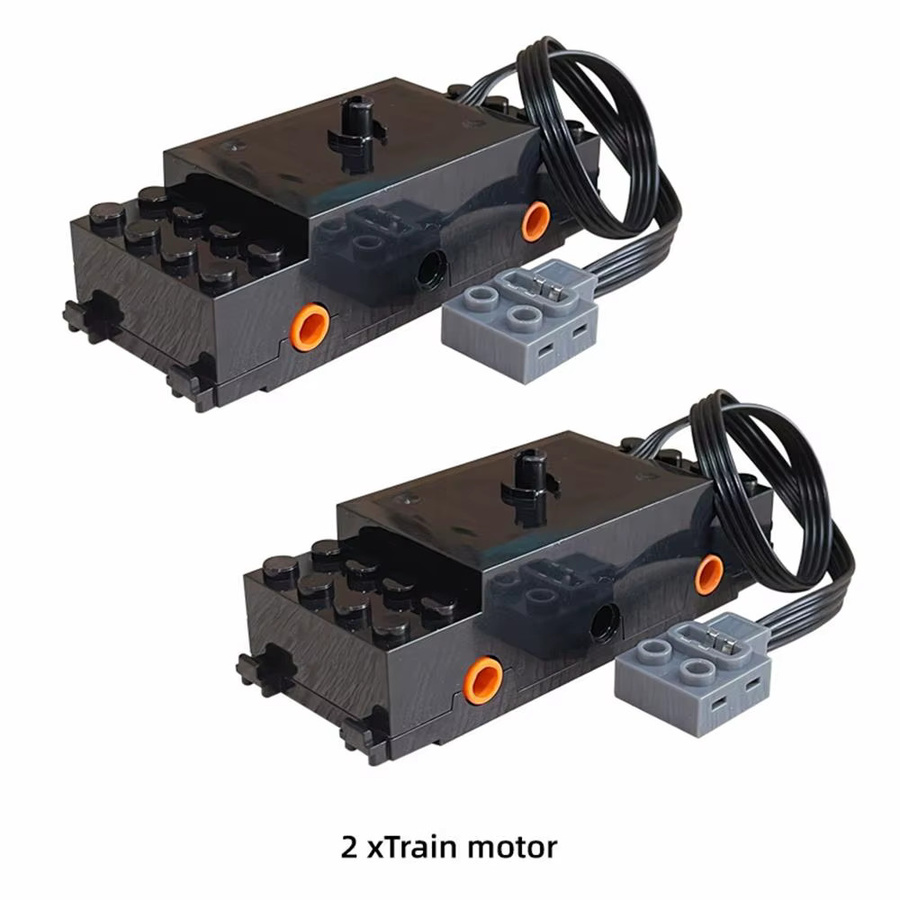 Leleopodo Motor 88002 Technischer Geschwindigkeit Motor aus Kunststoff für Bahnstrecken und Spielzeug-Zubehör in Schwarz - Bild 4