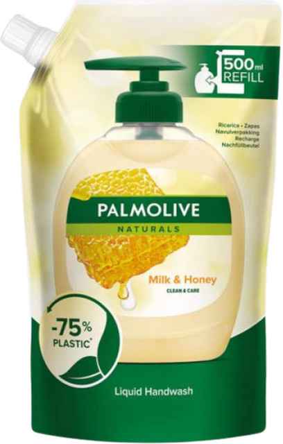 Palmolive Naturals Milch & Honig Flüssigseife, 500 ml - Bild 1