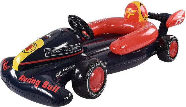 Red Bull aufblasbares Rennwagen-Wasserbett aus PVC für das Schwimmen - Bild 1
